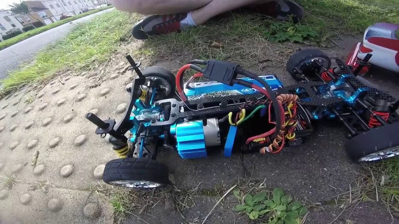 Tamiya Silver Can powered RC - 44.8Mph, TB04 EVO IV Speed Run