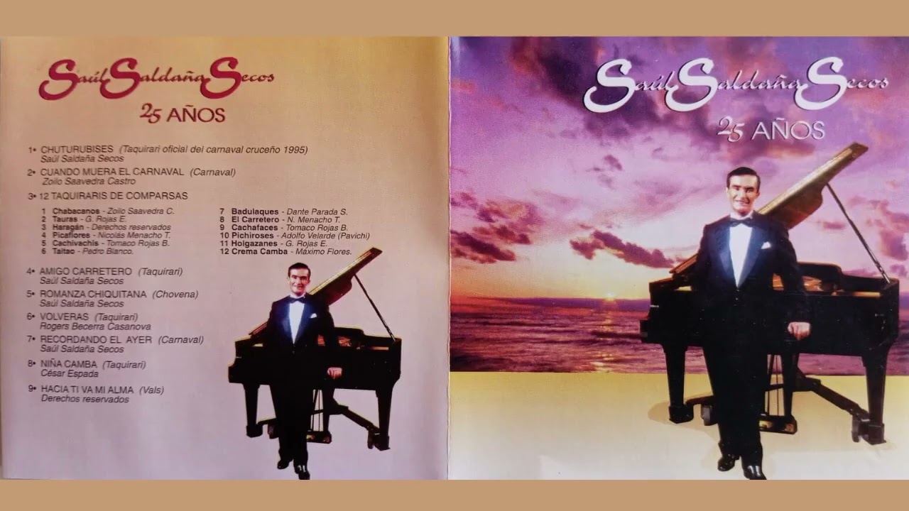 12 Taquiraris de Comparsas en piano / Saúl Saldaña Secos