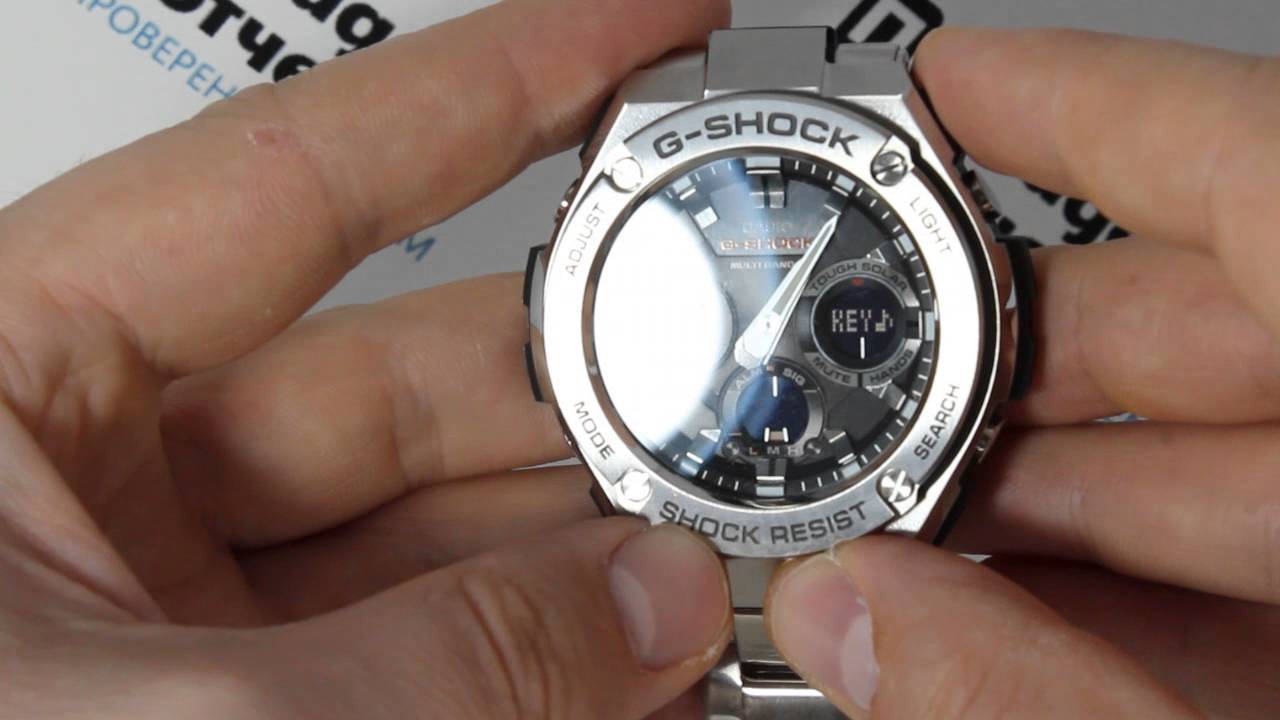 Casio G-SHOCK GST-W110D-1A [GST-W110D-1AER] - Инструкция, как настроить | Watch-Forum.RU