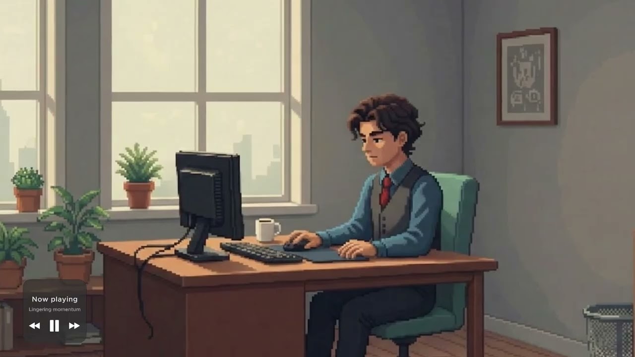 Tired, but Still Moving Forward 🚶‍♂️ | Lo-fi Beats for Quiet Work ✨💙