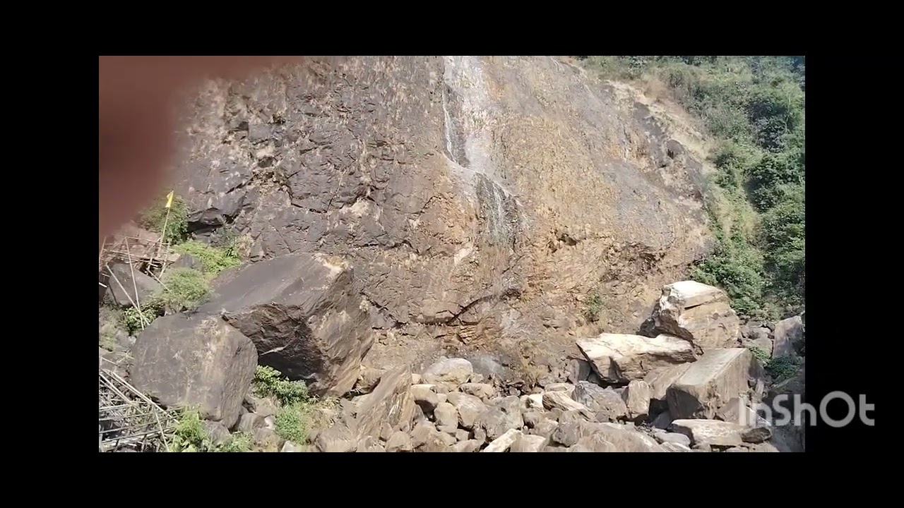 Kynrem falls in Cherapunji, Meghalaya is most visited place