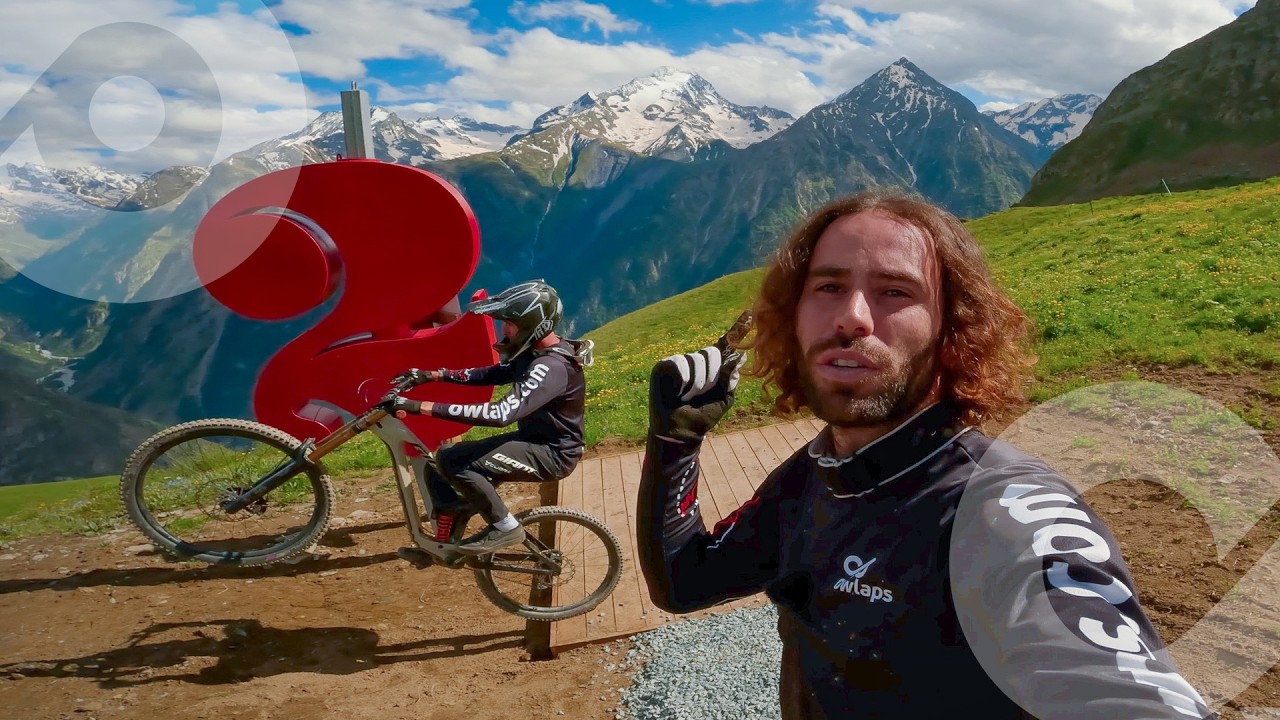 Vall&eacute;e Blanche au 2 alpes bike park ⛰️ Piste de VTT descente pour d&eacute;butants et familles ! 😁