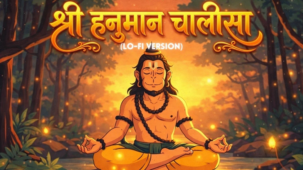 Shree Hanuman Chalisa Lofi | 5 AM Morning Mantra | Meditation & Focus