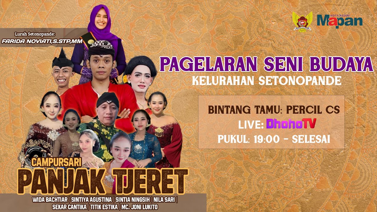 PAGELARAN SENI BUDAYA CAMPURSARI KELURAHAN SETONOPANDE KOTA KEDIRI