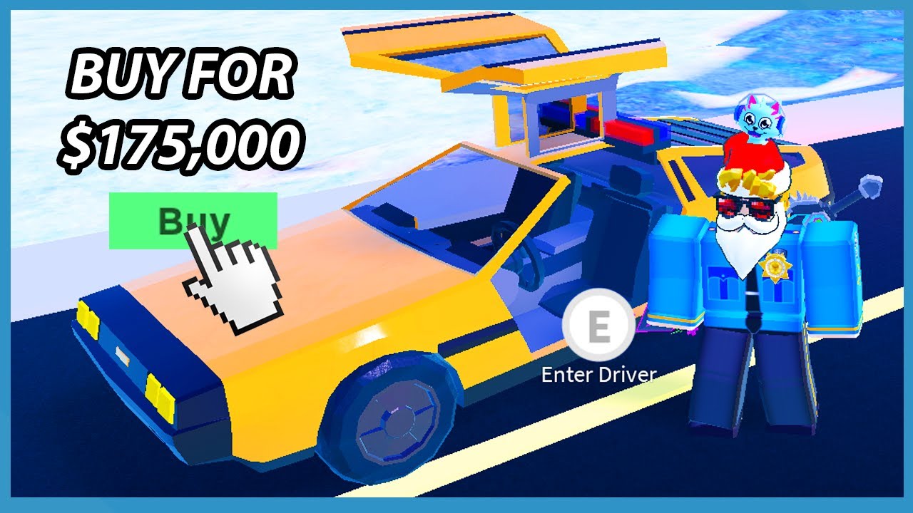 Buying The Delorean In Roblox Jailbreak (Time Machine)