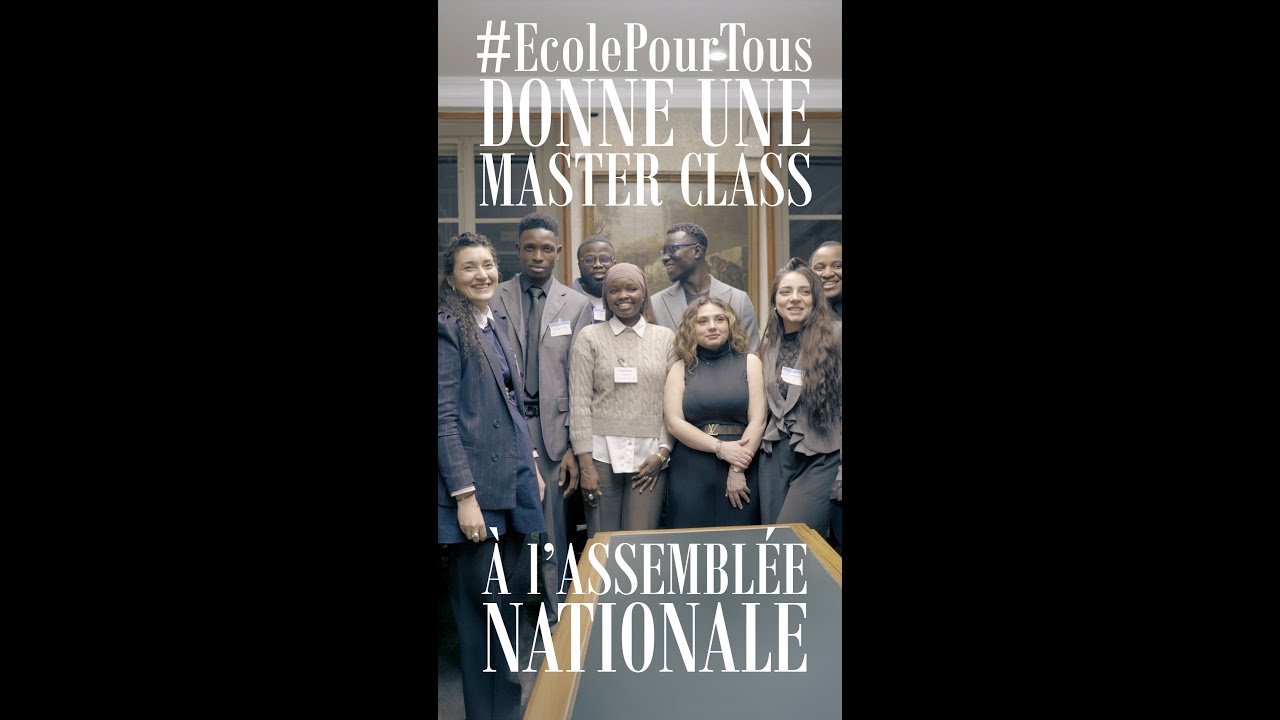 Masterclass à l'Assemblée nationale - Le Collectif #EcolePourTous fait l'école à la République