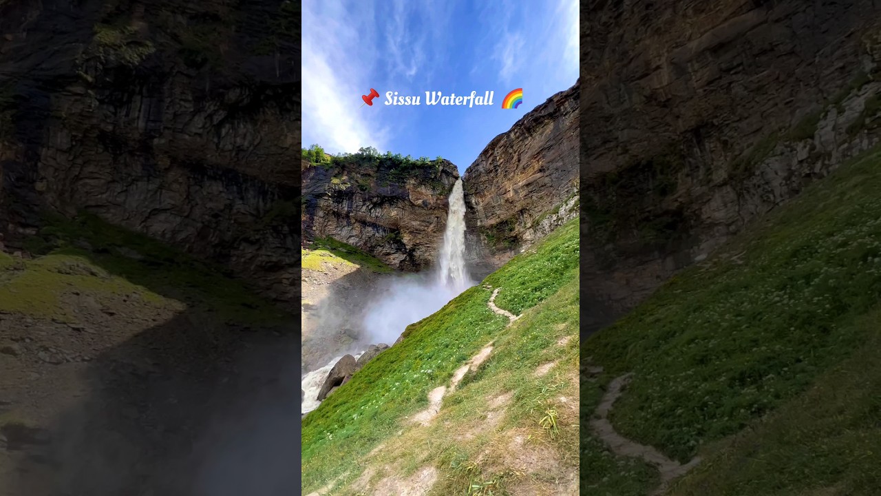 Sissu Waterfall | Manali, Himachal Pradesh | #sissuwaterfall