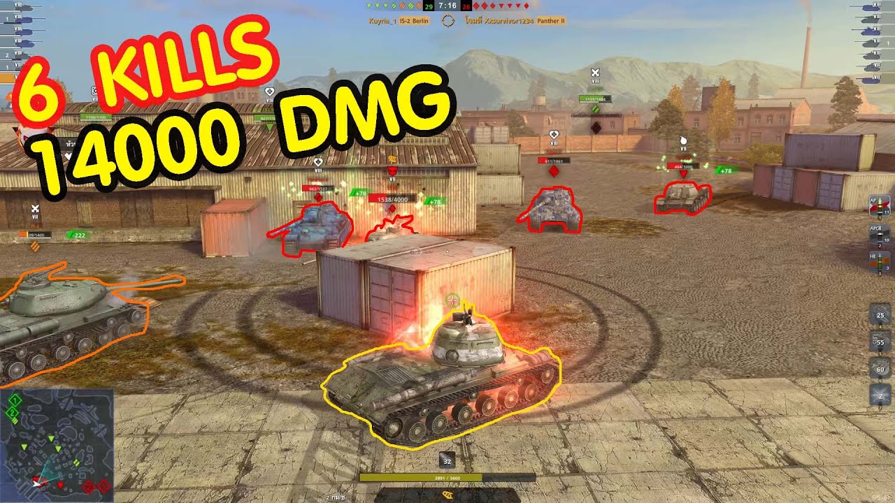 WoT Blitz Replay &bull; IS-2 ยิงไม่หยุด หยุดไม่ได้