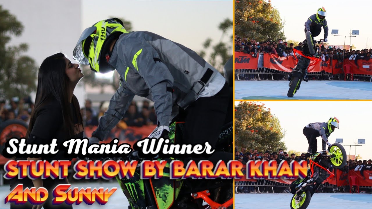 KTM STUNT SHOW BY @Babar Stunts  & @NONSTOPSUNNY  IN SATNA