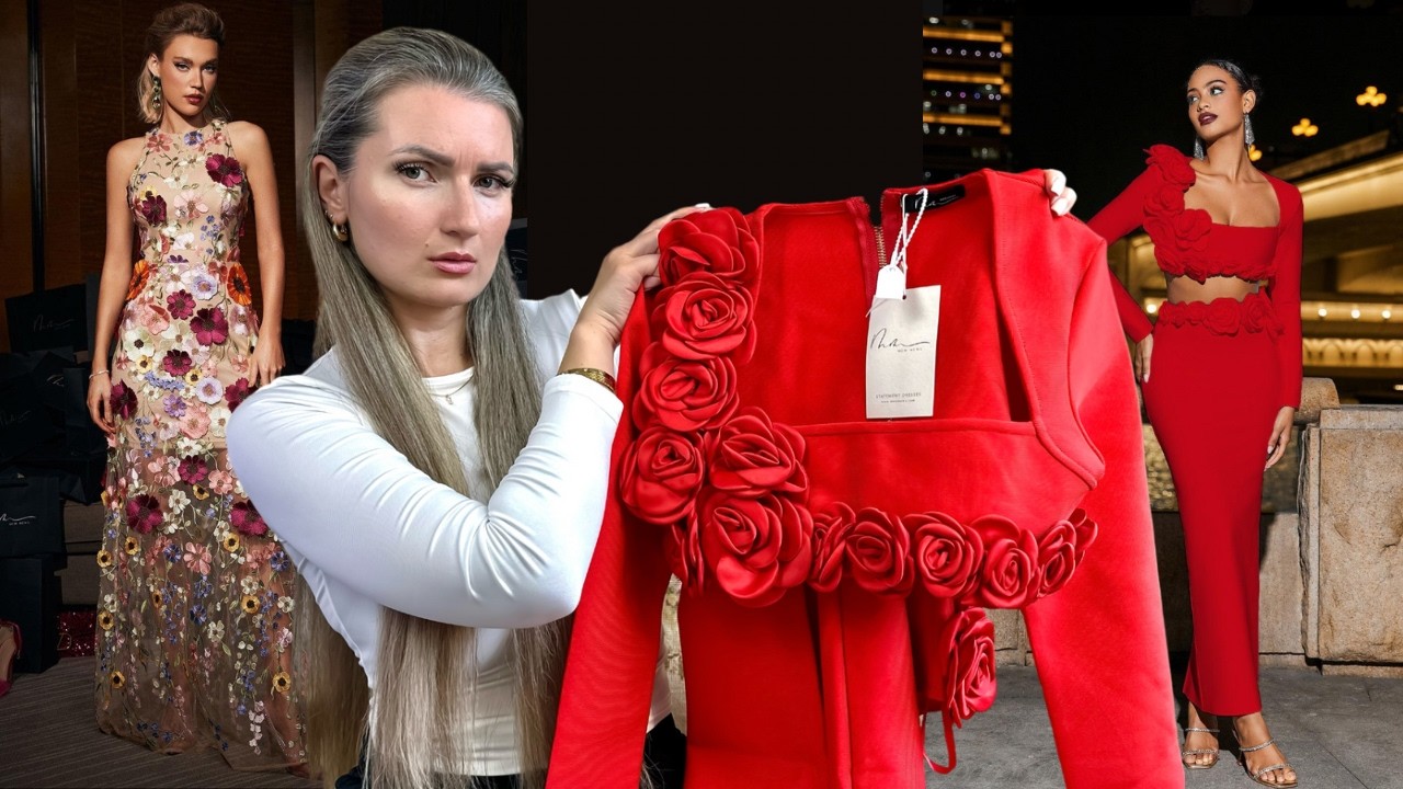 Mew Mews Dress Try-on 🌟 *glam party dresses for special occasions*