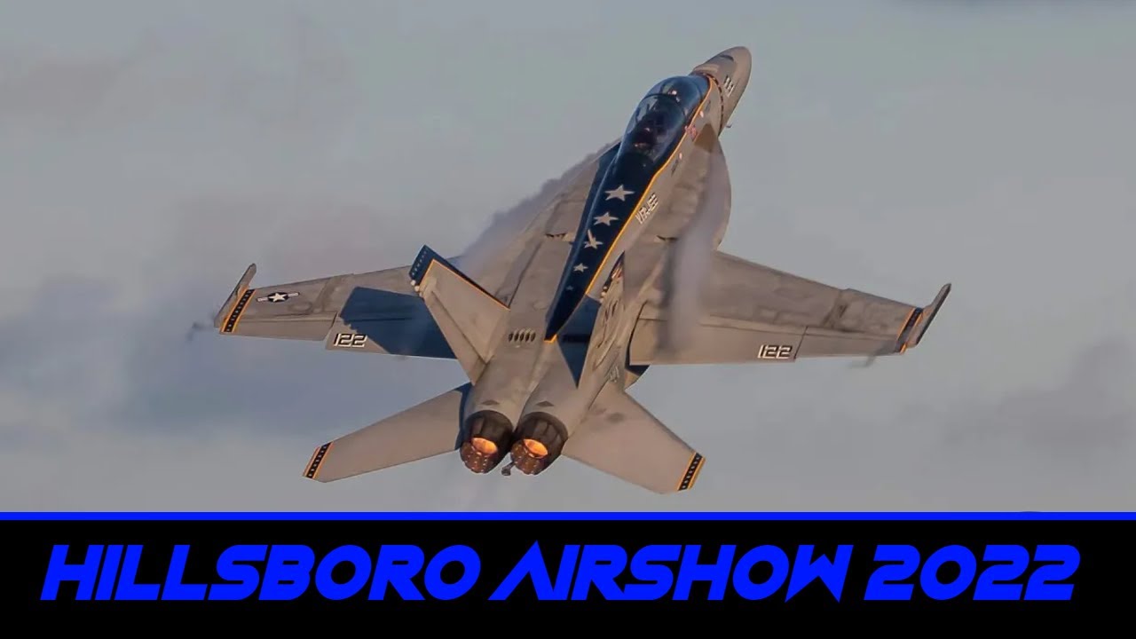 2022 F-18 Super Hornet Twilight Demo - Oregon Airshow (3D Binaural Audio)🎧