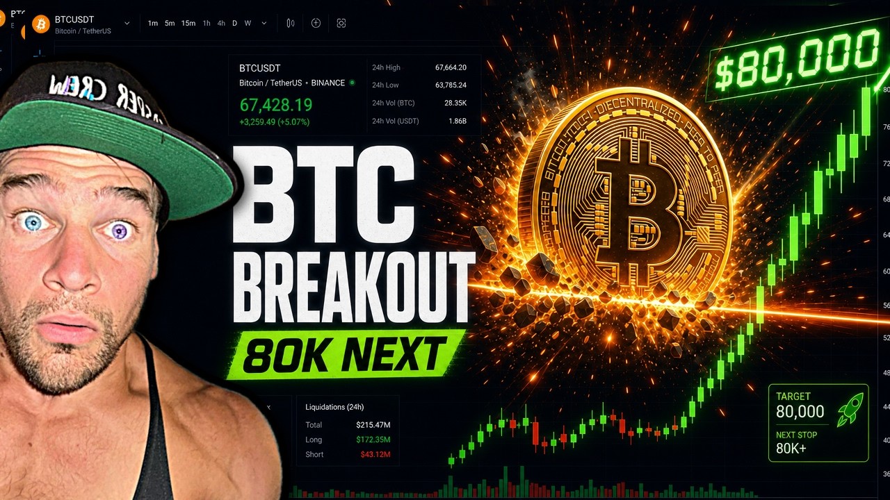 BITCOIN ВЗРЫВАЕТСЯ 🚨 ДАЛЬШЕ ПРОРЫВ К $80 ТЫС.?! (Обзор BTC и рынка криптовалют)