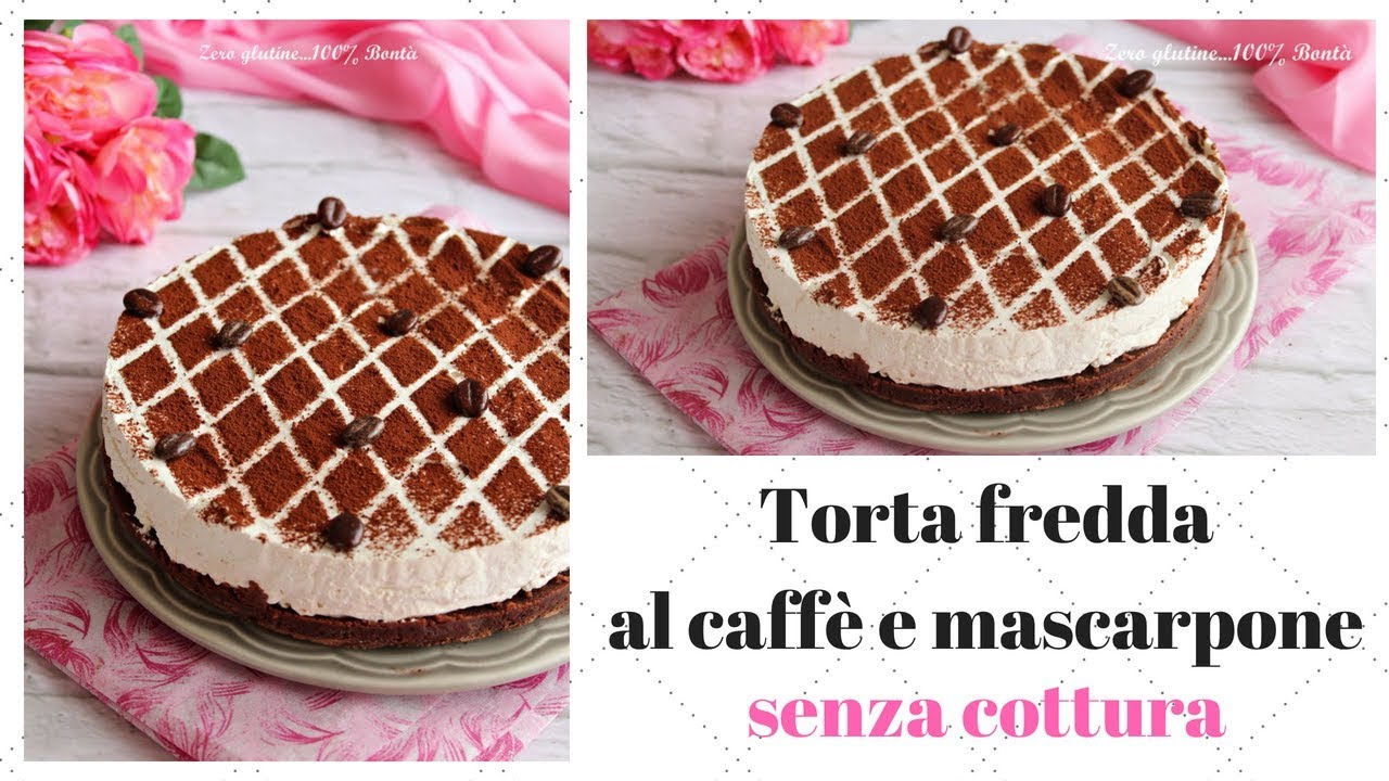 Torta fredda al caffè e mascarpone, senza cottura