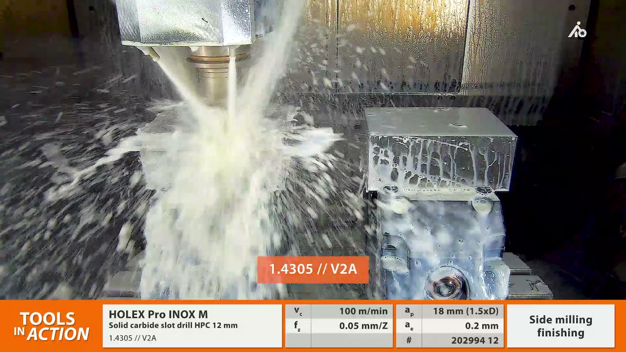 Tools In Action: HOLEX Pro INOX M (1.4305)