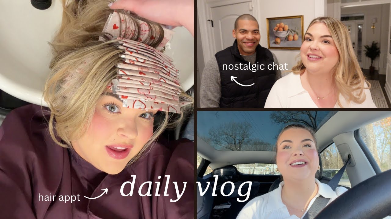 what i ask for at the hair salon + chit chat grwm | vlog