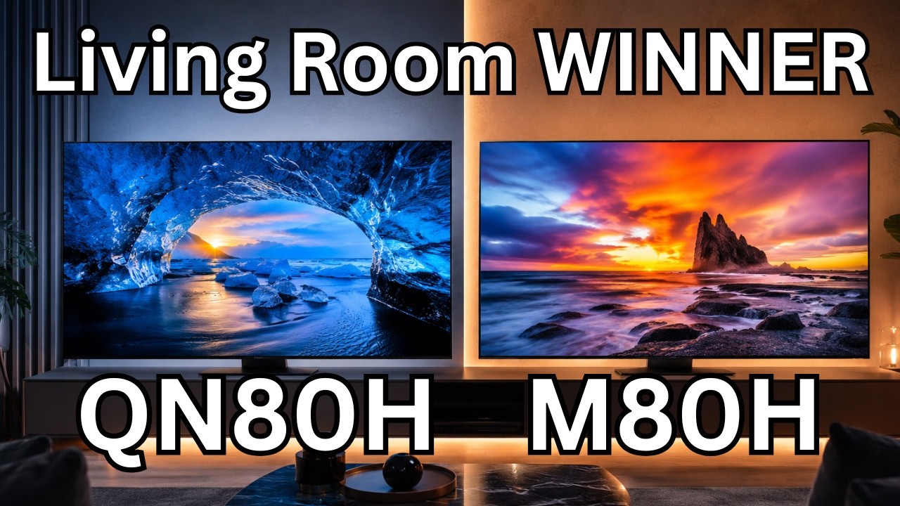 Samsung QN80H против Samsung M80H | Что лучше для вашей гостиной?