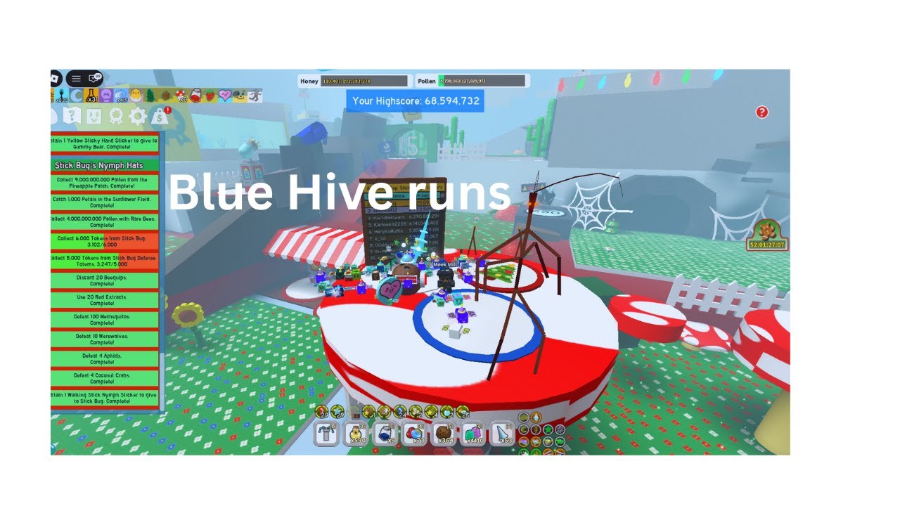 INSANE BLUE HIVE Late night stick bug runs