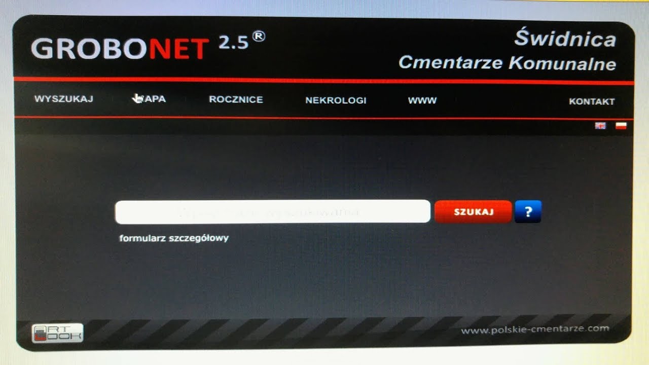 WYSZUKAJ GR&Oacute;B PRZEZ INTERNET - GROBONET