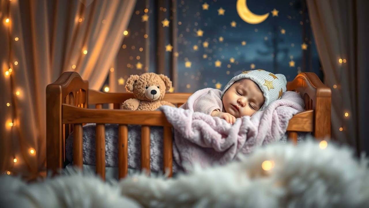 🌙 Night Rain Comfort 🌧️ Gentle Baby Sleep Lullaby 💖