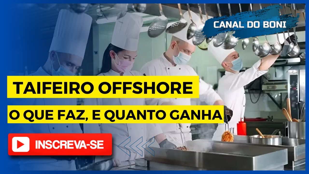 Taifeiro Offshore - salário e função #TaifeiroOffshore
