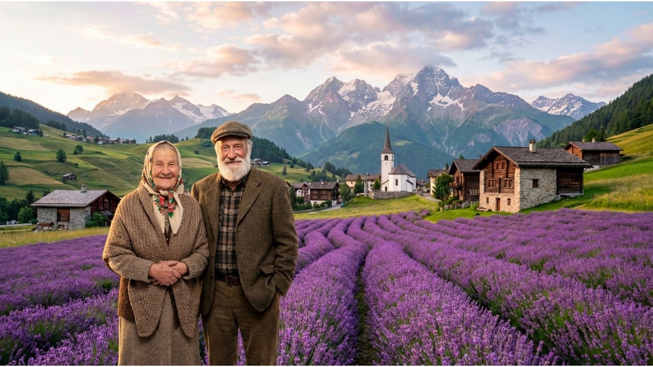 Life in the countryside garden - Growing Flowers (Lavender) in the Countryside - Farm Fresh