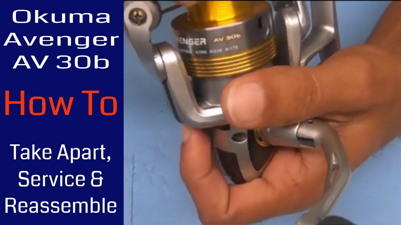 Рыболовная катушка Okuma Avenger AV 30b — как разобрать, обслужить и собрать