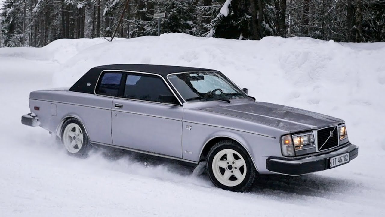 VOLVO 262C BERTONE: Sideways in the snow