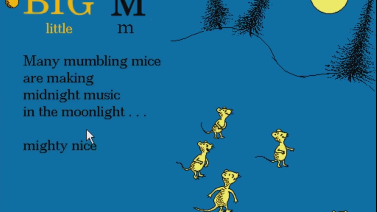 Living Books: Dr. Seuss's ABC - Letter M (Walkthrough/Gameplay)