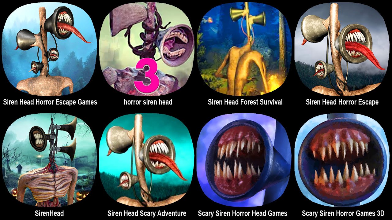 Siren Head Horror Espace Games,Horror Siren Head,Siren Head Forest Survival,Scary Siren Horror Head