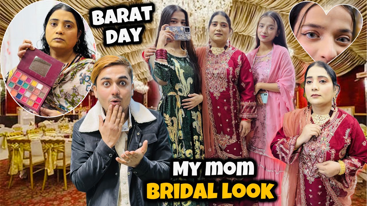 Ammi bridal makeup looks pretty 😍 aaye hum barati barat le kar saniya zoya barat look🔥