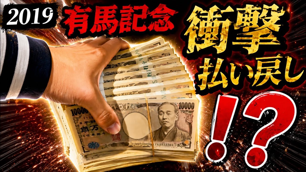 衝撃の払い戻し！！2019有馬記念編！