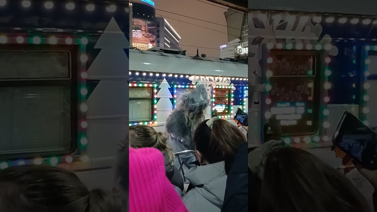 Поезд деда мороза уезжает часть 3