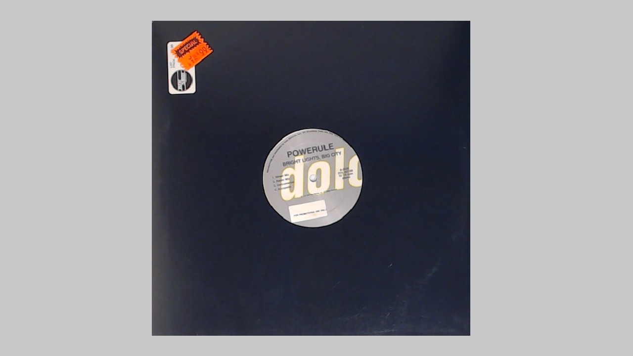 Powerule - Bright Lights, Big City (+ Instrumental) - 1997 Dolo Records - The Mighty VIC - 12