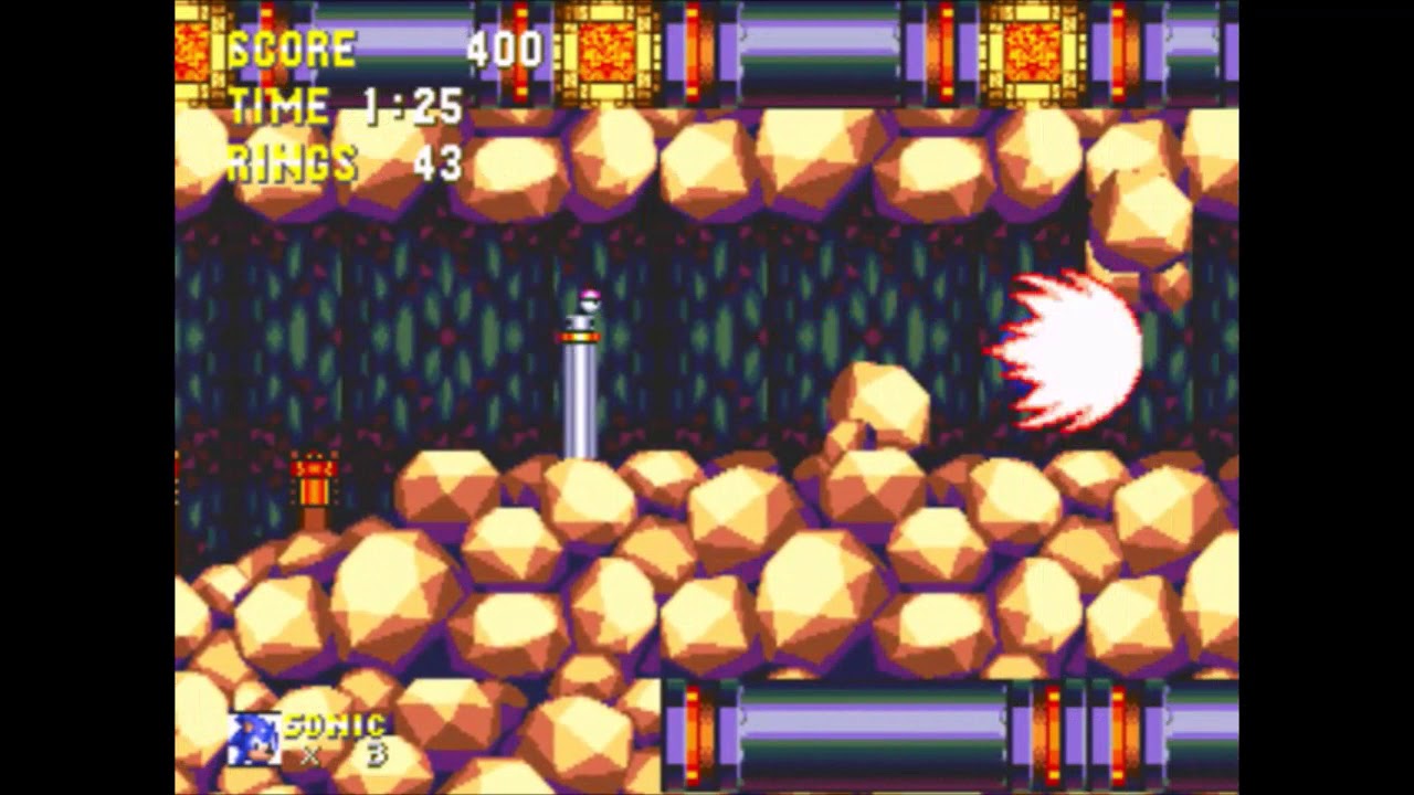 Sonic 3 & Knuckles - Lava Reef 1 Glitchless Sonic: 1:56 (Speed Run)