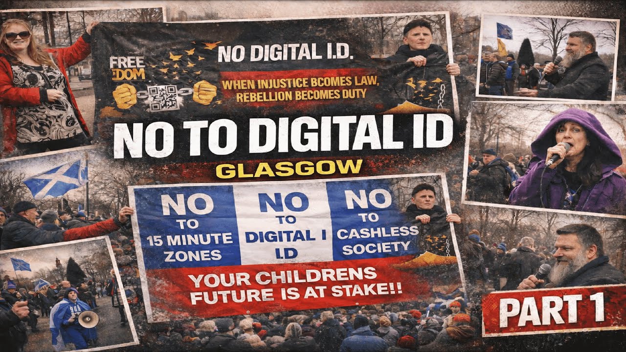 Hundreds Rally Against Digital ID in Glasgow | Part 1