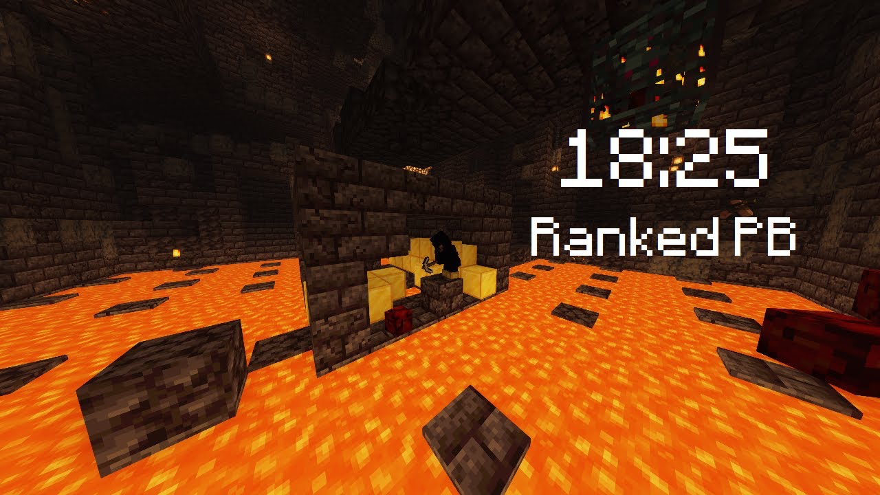 Minecraft Ranked Speedrun PB (18:25)