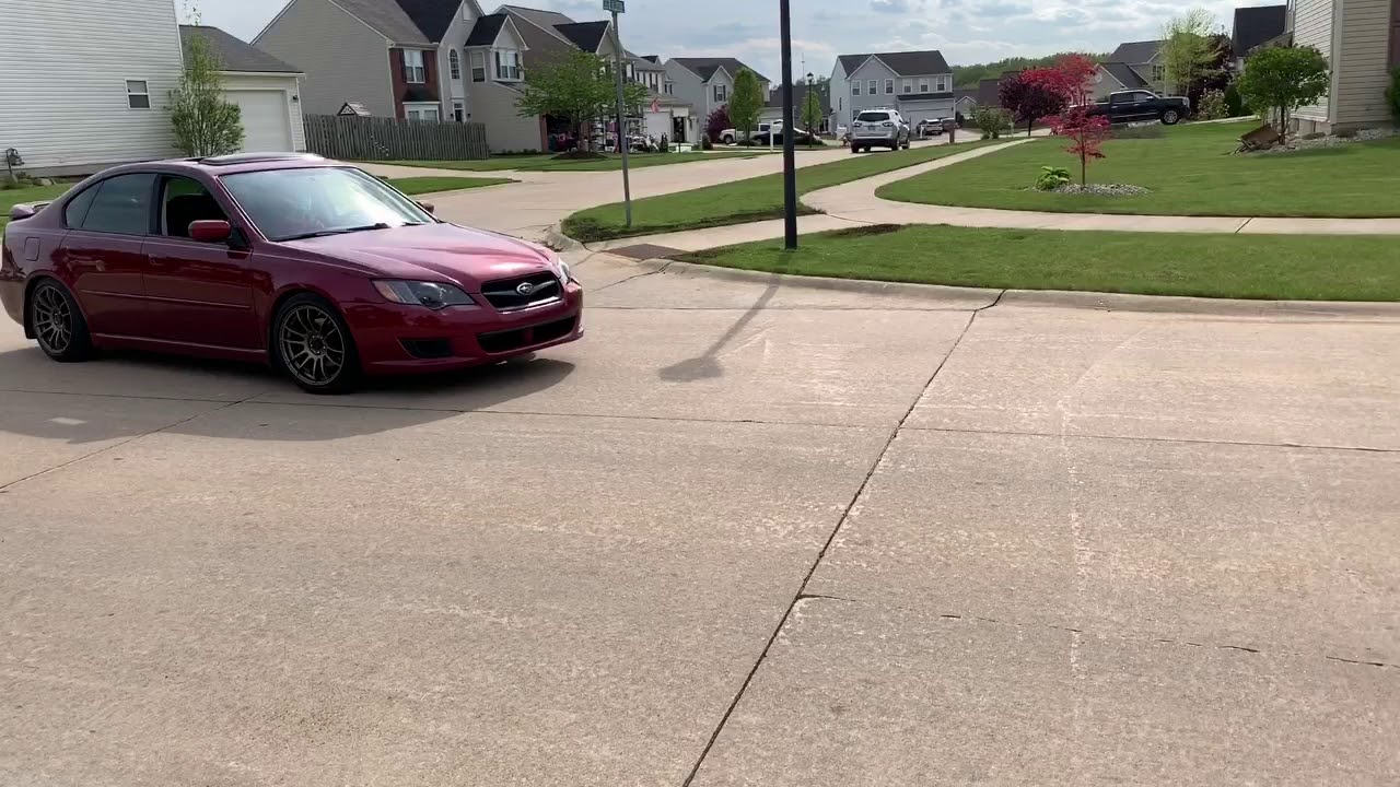 2009 Subaru Legacy 3.0R Nameless Axle Back Muffler Delete