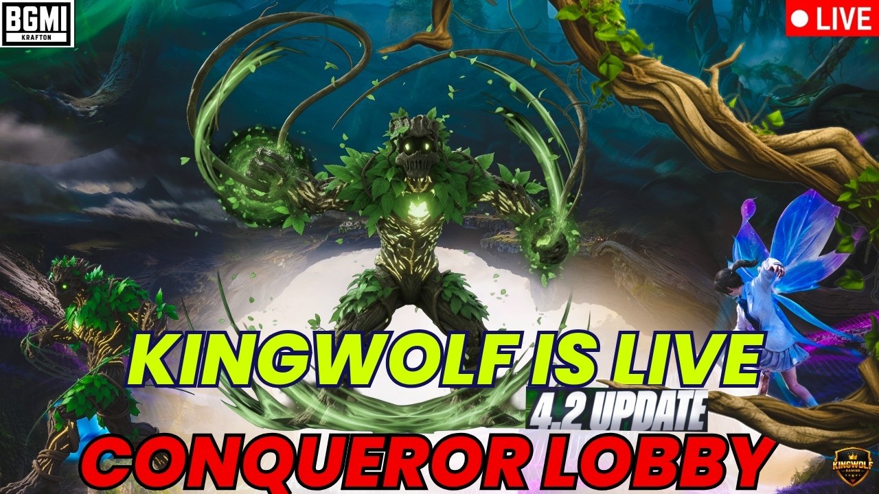I Pushed Every Fight in Lobby 💀| BGMI 4.2 LIVE | KINGWOLF IS LIVE #bgmi #shortslive #pubg #shorts