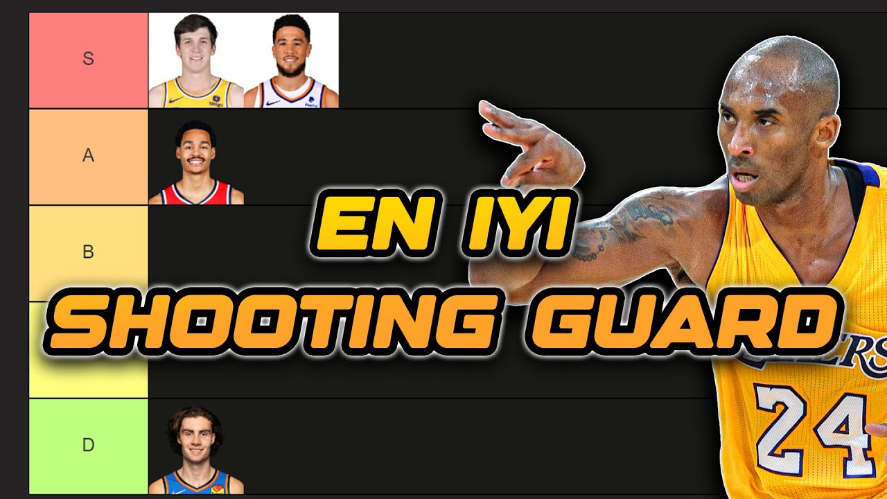 NBA AKTİF EN İYİ SHOOTING GUARD SIRALAMASI YAPTIM! - SG TIER LIST