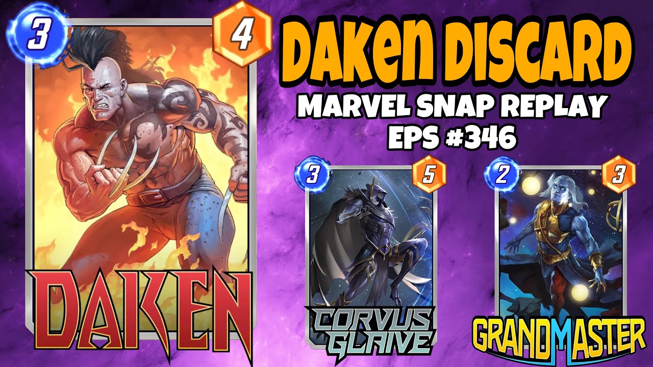 Marvel Snap Replay Episode 346 - Daken & Discard Deck
