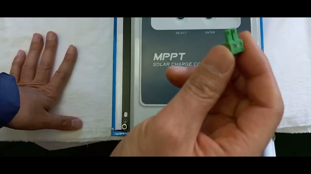 MPPT 솔라컨트롤러  리튬인산철 배터리 설정방법