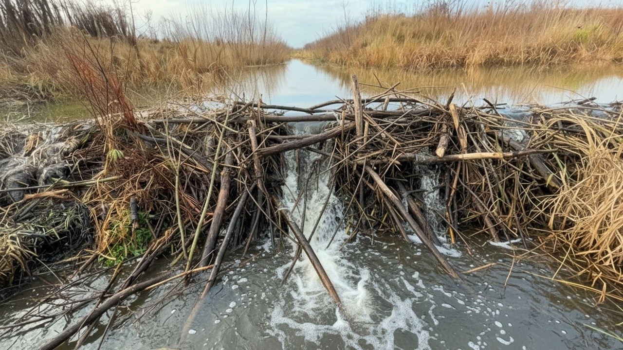 Beaver Dam Demolition Turns Into a Huge Water Burst!