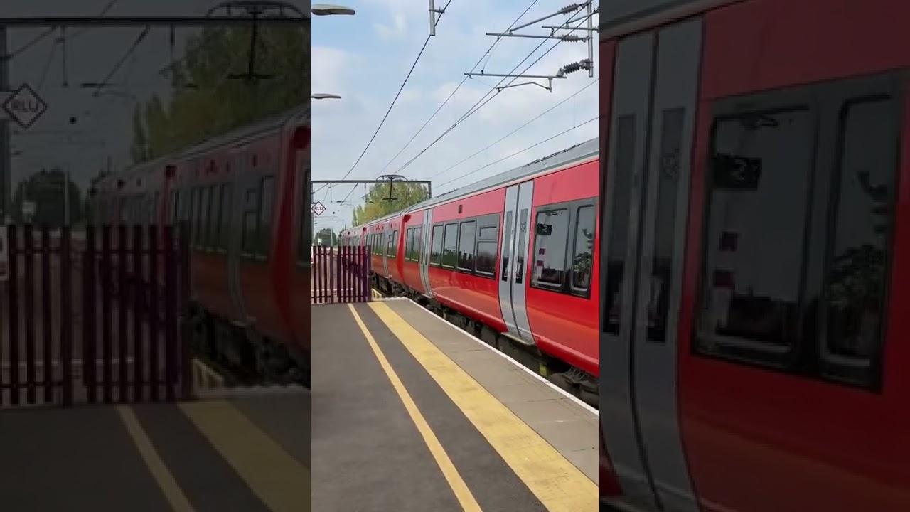 Ex Gatwick Express Class 387205 And Great Northern Class 387119 Slowly Departing Waterbeach