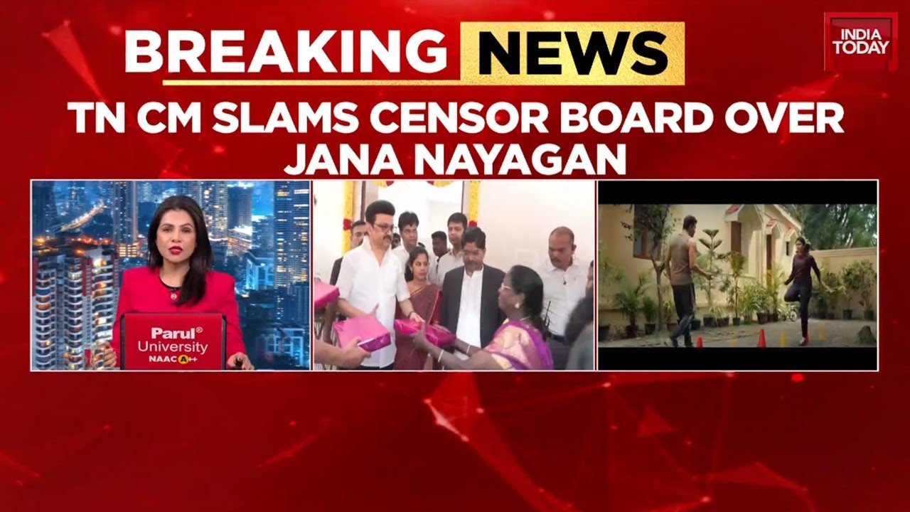 MK Stalin: Censor Board Is BJP's Weapon, Condemns Delay Of Vijay's Film Jana Nayagan