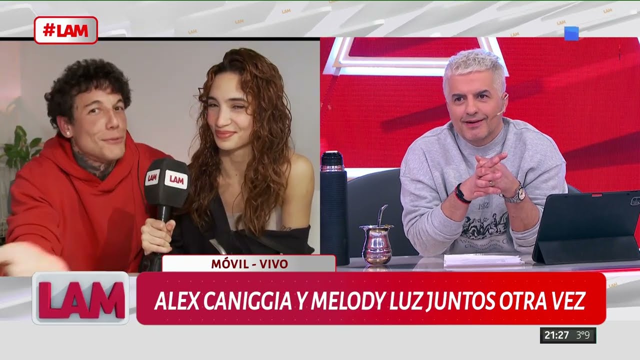&hearts; MELODY LUZ Y ALEX CANIGGIA RECONCILIADOS: PRIMERA NOTA JUNTOS EN LAM