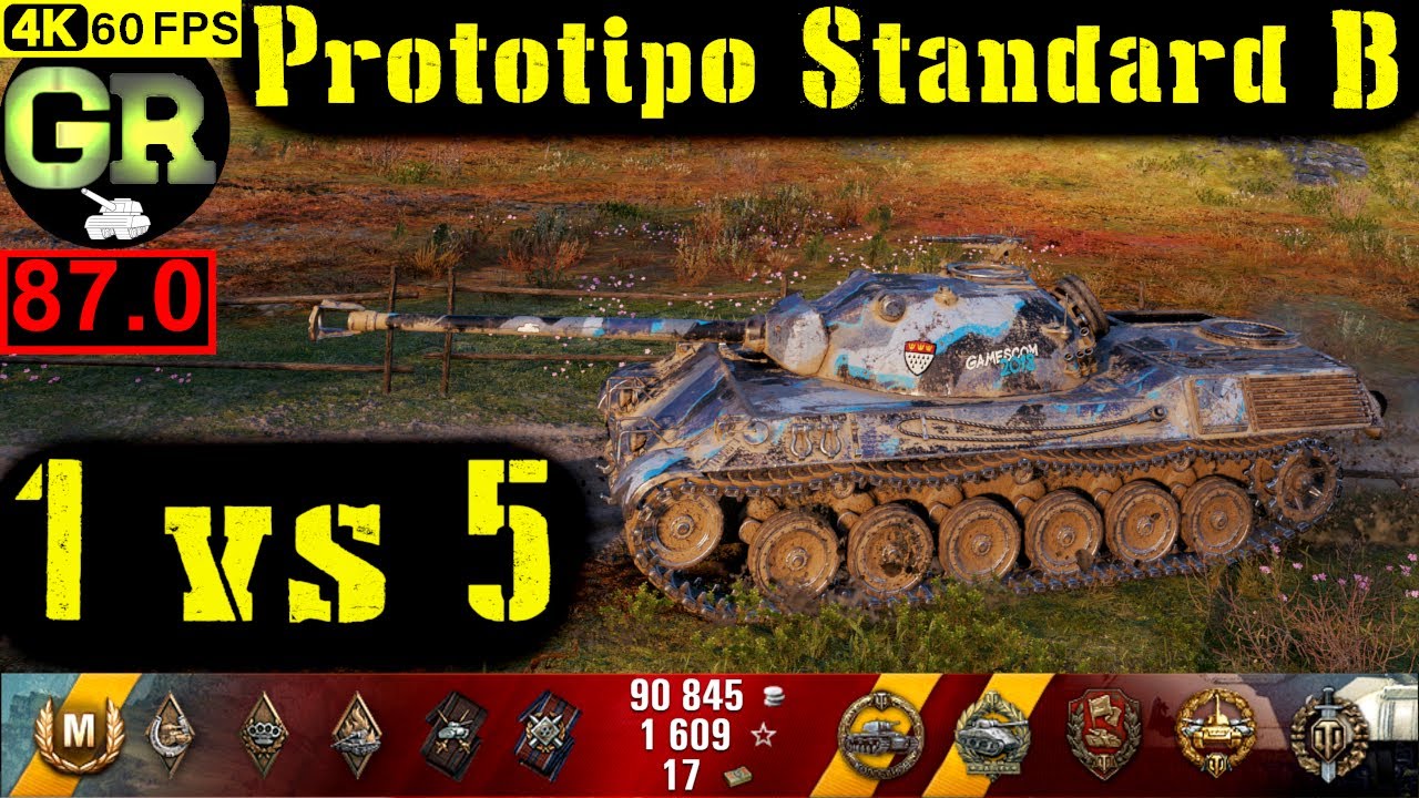87_World of Tanks Prototipo Standard B WoT Replay - 9 Kills 7.6K DMG(Patch 1.5.0)
