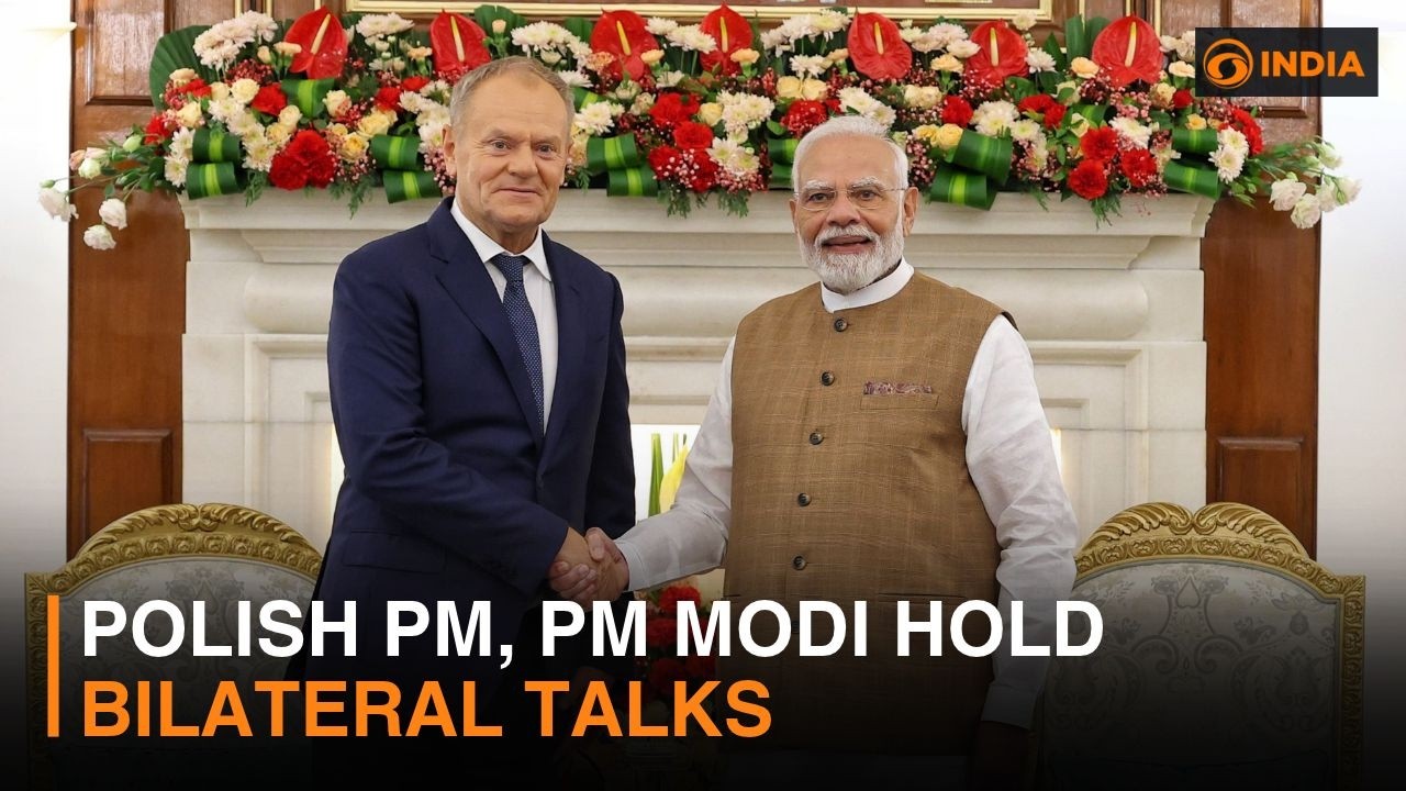 Polish PM, PM Modi hold bilateral talks & more updates | DD India live | 6 PM IST