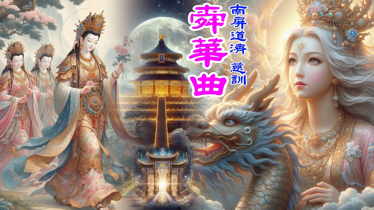 ❤舜華曲(郁可唯): 調寄[天涯明月刀 天香門派主題曲]: 調寄2024.05.26 美國紐約 慈音佛堂｜南屏道濟 慈訓
