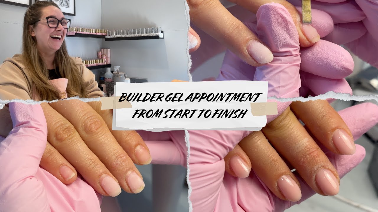 BUILDER GEL APPOINTMENT FROM START TO FINISH | THE NAIL ROOM BY GEE