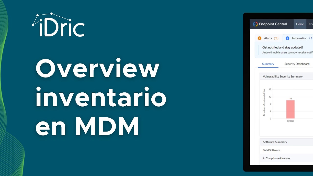 Overview del Inventario en MDM | Endpoint Central